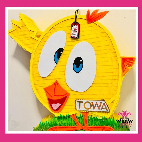 Adorable Yellow Chicken Piñata - Children's Theme Party (19.6 inches, Free Shipping + 20% Discount