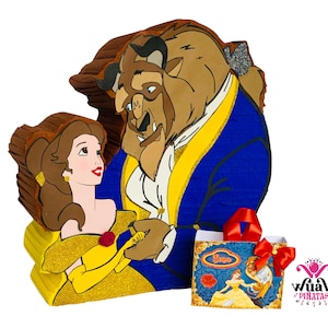 Beautiful and the Beast Piñata – Princesses Children&#39;s Birthday