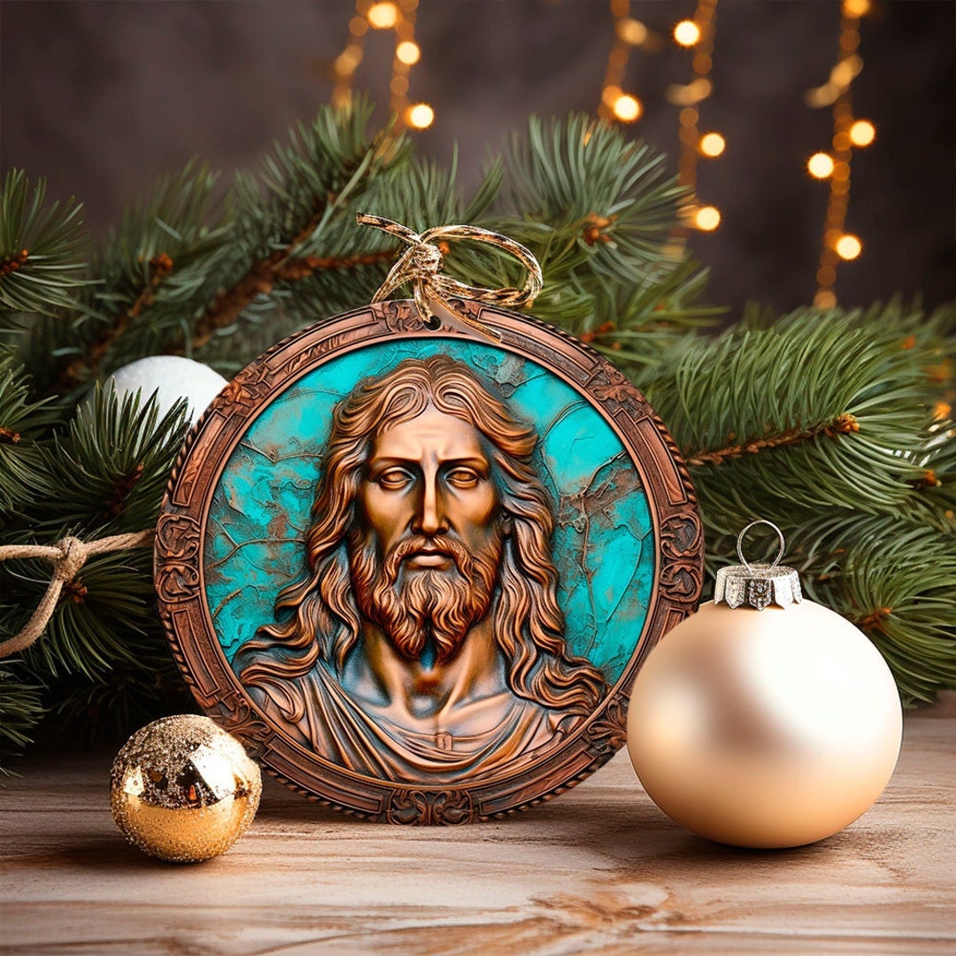 Jesus-christmas, Jesus Christ Christmas Ornament, Christian Gifted ...