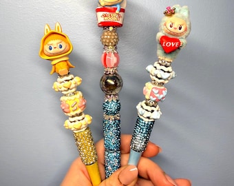 Little monster Inspired Pens, keychains and phone charms - Handmade