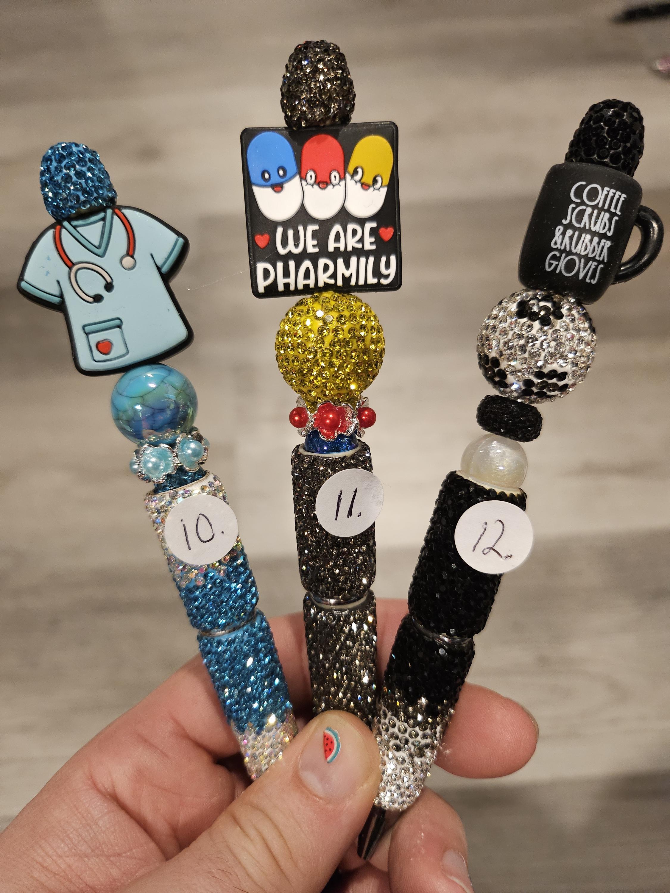 Handmade Beadable Pens - Medical / Nurse