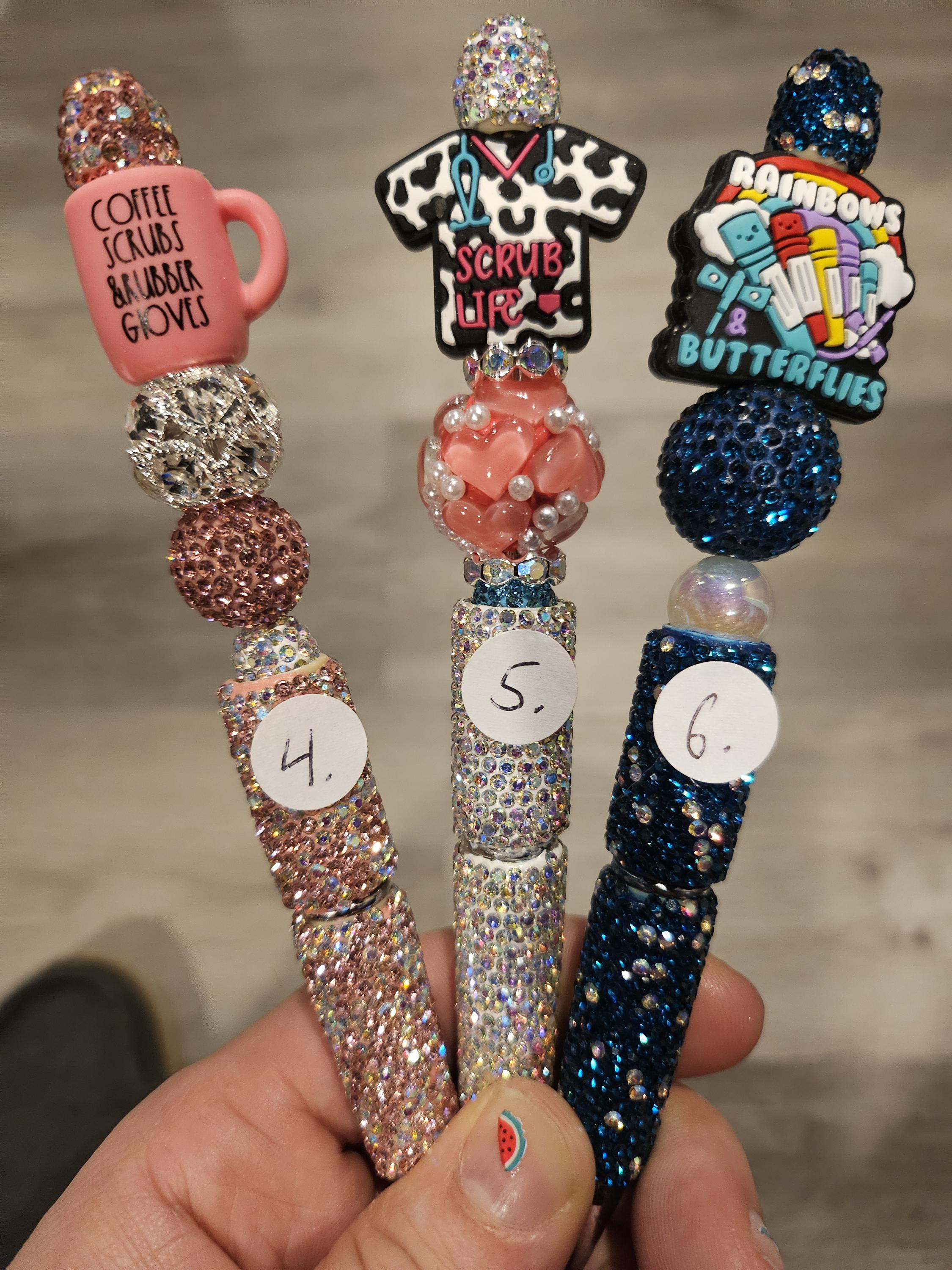 Handmade Beadable Pens - Medical / Nurse