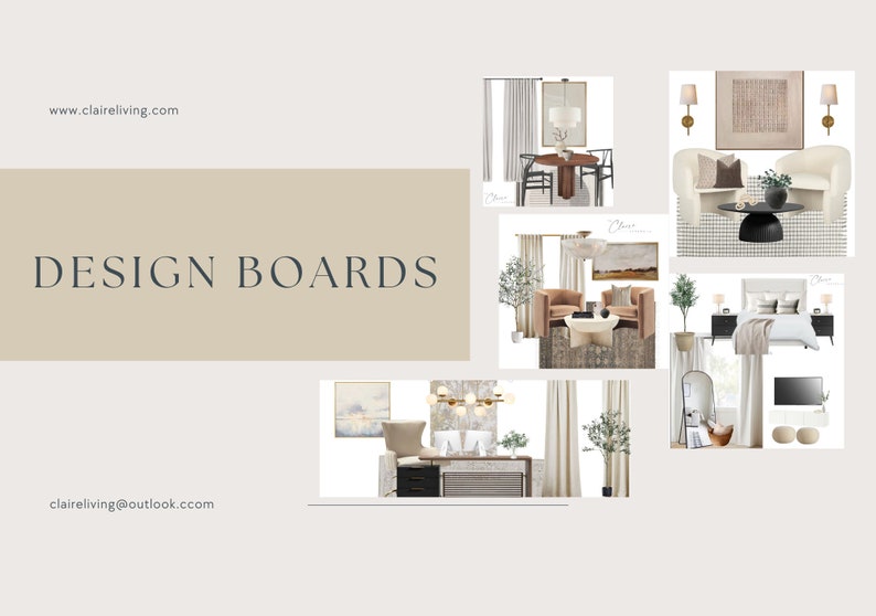 Interior E-design Packages Large Room - Etsy