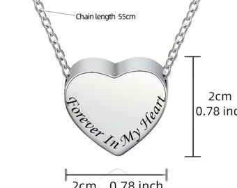 Heart Urn necklace