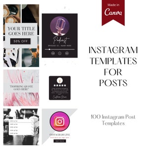 Instagram Vorlage, Canva Vorlagen, Social Media Vorlagen, bearbeitbarer Instagram Post, Instagram Vorlagen für Posts, Canva