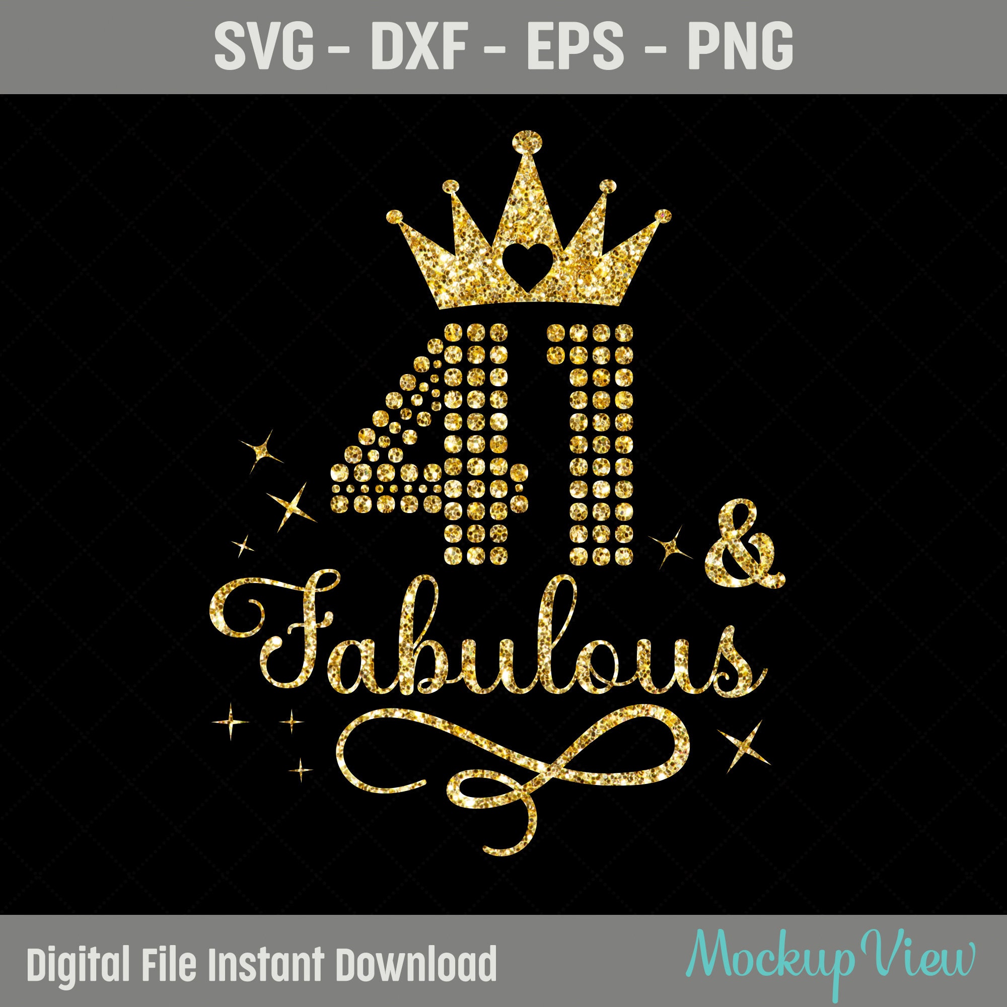 41st Fabulous SVG, 41st Birthday Girl Svg, It's My 41st Birthday Shirt ...