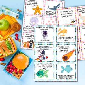 Notes de déjeuner scientifique, notes de boîte à lunch scientifiques, notes de déjeuner scolaire, cartes d'encouragement, notes de retour à l'école, notes de déjeuner imprimables pour enfants