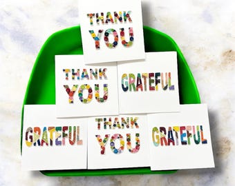 Handmade Quilled Thank You Card – Colorful Paper Art Greeting
