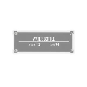 Water Bottle Info Box