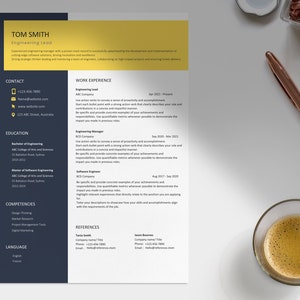 ¡Plantilla de currículum personalizable y dúo de cartas de presentación a juego! Prepárese para concretar esa solicitud de empleo.