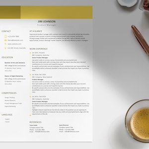 ¡Plantilla de currículum ganador y dúo de cartas de presentación a juego! Prepárese para concretar esa solicitud de empleo.