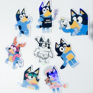 Bandit Heeler Set/ Plain and Vinyl Options/ Hand made designs/ Bluey
