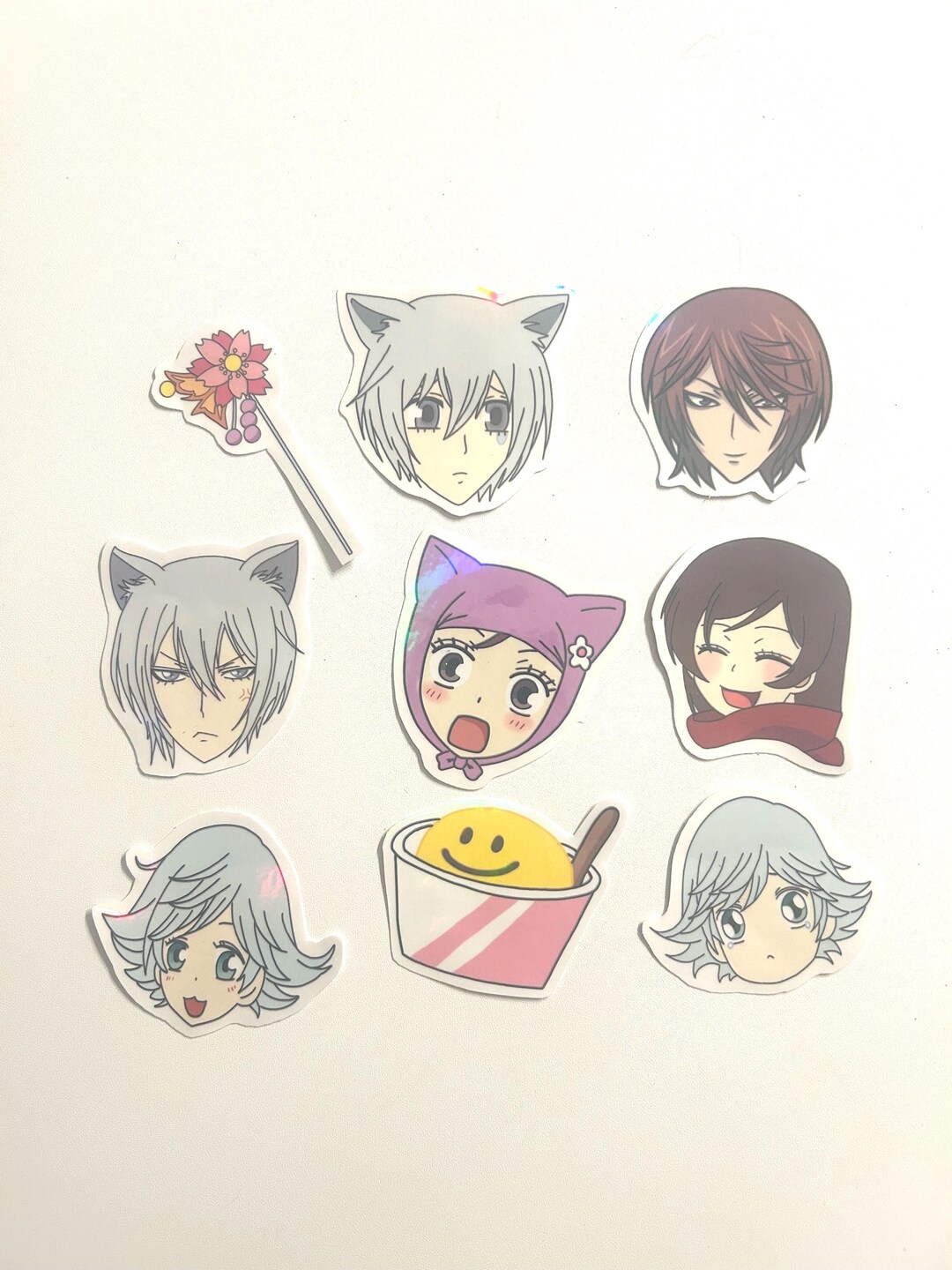 Kamisama Kiss Sticker Set/ Plain and Vinyl Options/hand Made Designs ...