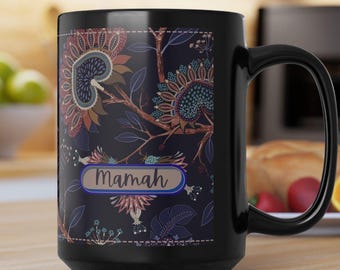 Indonesian Mamah Mug | 15oz Black