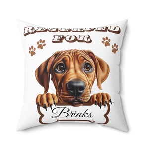 Rhodesian Ridgeback Pillow - Etsy