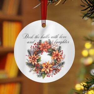 Christmas Ornament metal tree decoration gift for him, Christmas tree ornament decor gift for her, tree ornament Christmas gift