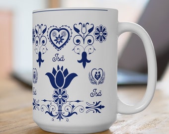 Finnish Father Ceramic Mug 15oz Finnish inspired design gift for father Finlander Fathers Day gift Happy Fathers Day gift for dad