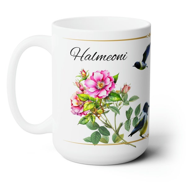 Korean Grandma Ceramic Mug 15oz Halmeoni mug Traditional inspired Korean Grandma mug gift Grandma gift Korea inspired gift mug for Halmeoni