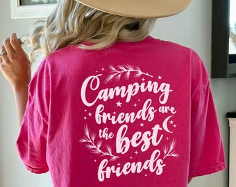 Crazy Camping Friends T-shirt: Wild Camper Life Design - Etsy