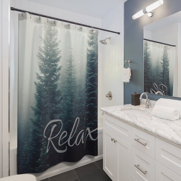 Rustic Theme Shower Curtains Etsy