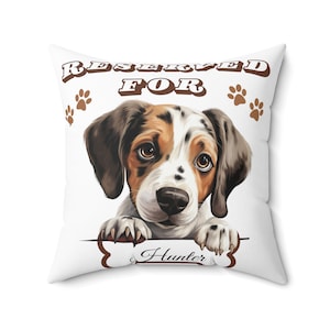 Personalized Pointer Pillow custom dog pillow personal decor dog mom gift dog dad gift dog lovers gifts Pointer dog breed pillow
