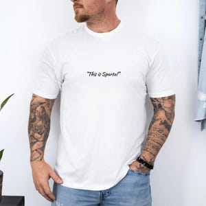 Spartan Warrior T-Shirt: This is Sparta Movie Quote Graphic Tee