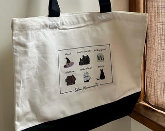 Tote Bag - Salem, MA State Symbols
