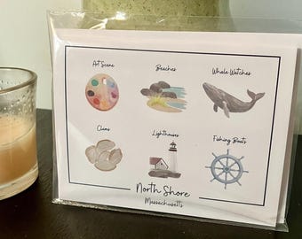 Notecard (Single) - North Shore MA Symbols