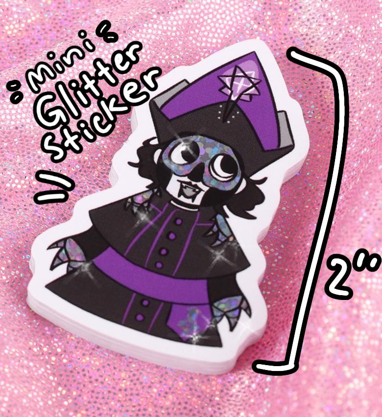 ghost papa v perpetua mini sticker