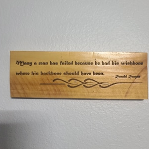 Ronald Reagan Quote Rustic Reclaimed Wood Sign