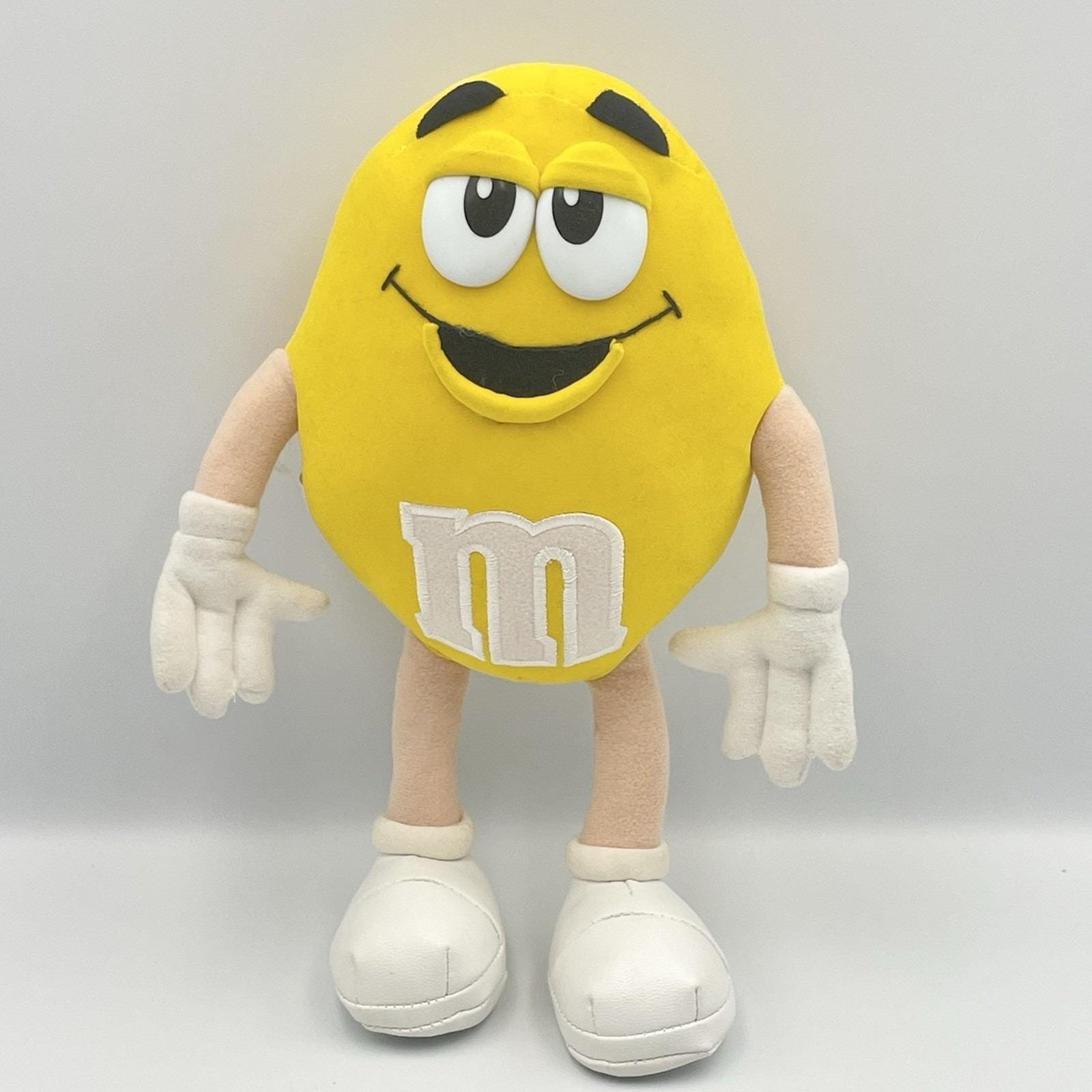 Vintage 1997 M&m's Yellow Character Plush 10