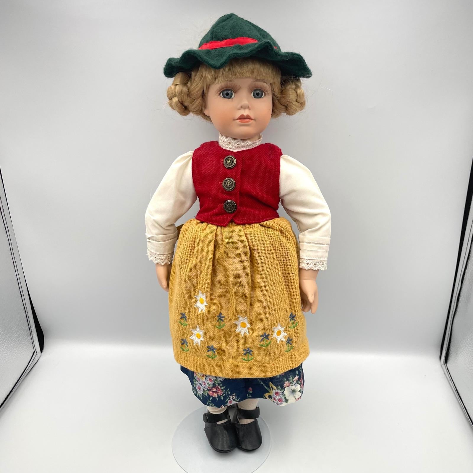 Vintage 1990s Euro Exquisite Constanze Porcelain Doll 15