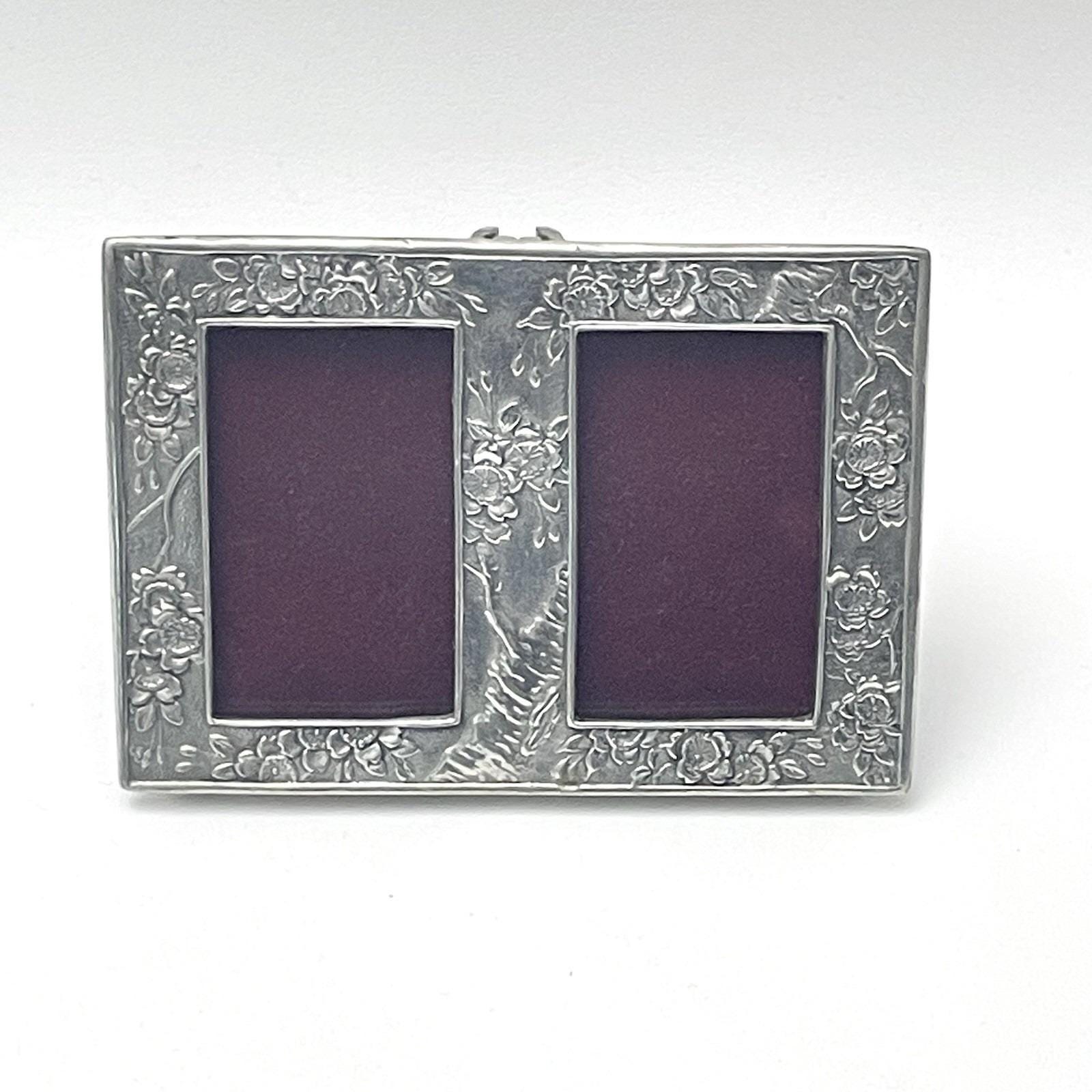 クリマ【ELIAS FINE PEWTER フォトフレーム】 Vintage Elias Fine Pewter Picture Frame 1880 USA Art Nouveau