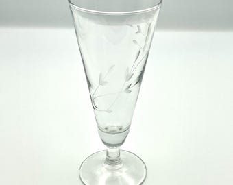Vintage Princess House Heritage Crystal Pilsner Glass 7,5" Dessert parfait à la bière