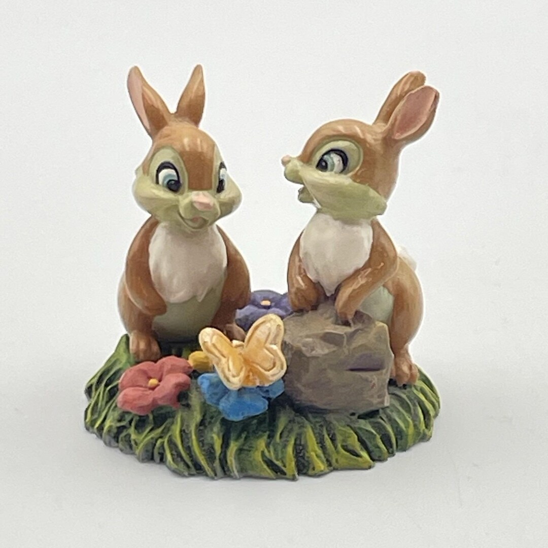 Vintage 1990s Disney Tiny Kingdom Thumpers Sisters Rabbits Mini ...