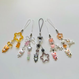 Cute Matching Cat Phone Charms