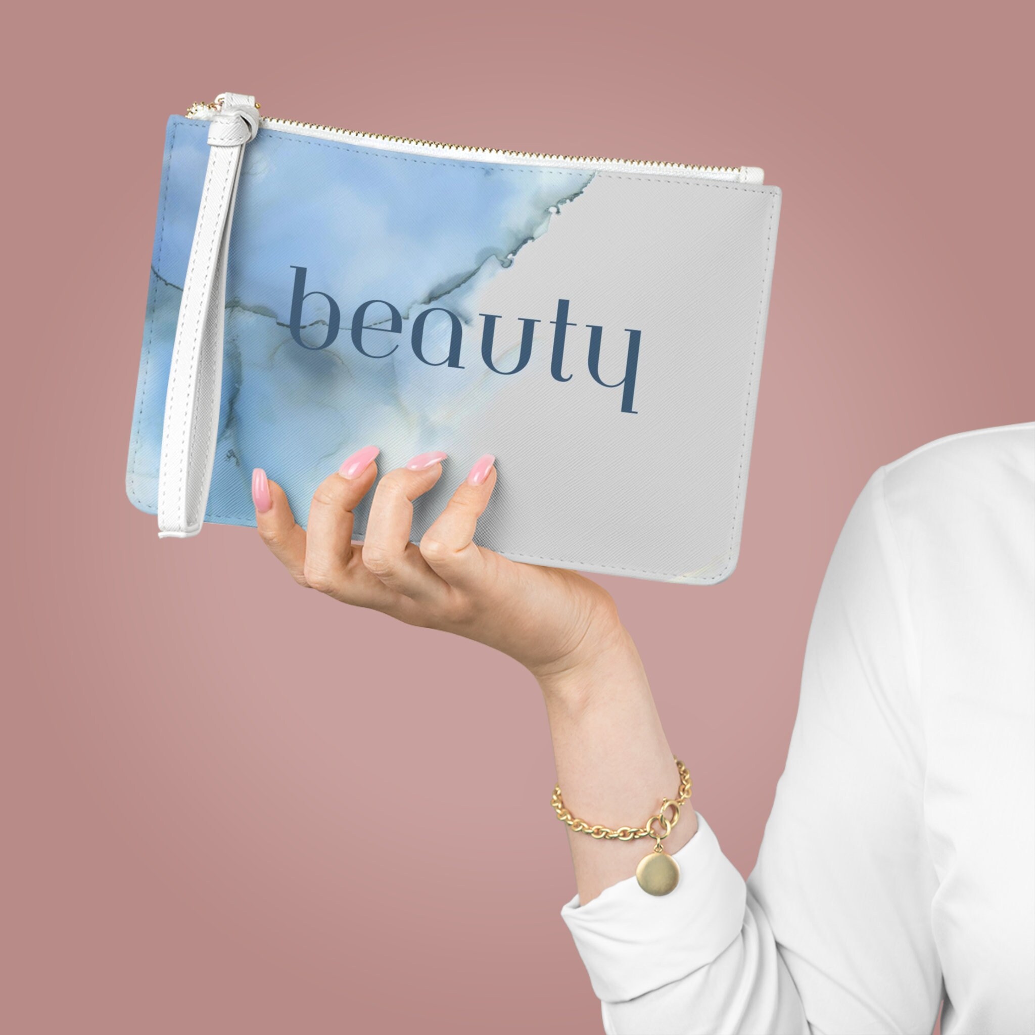 Abstract Beauty Cosmetic Bag Clutch Bag Art Bag Pencil Etsy