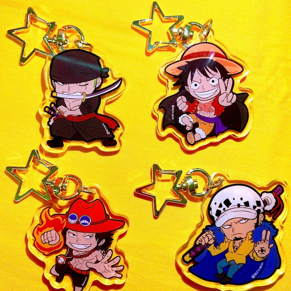 OP | Pirate Anime Acrylic Keychains