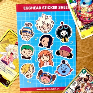Strawhat Pirate Crew Sticker Sheet