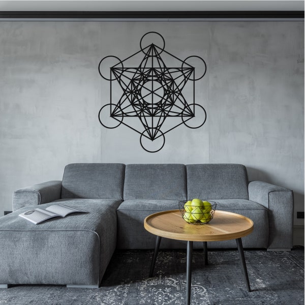 Metatrons Cube Wall Art - Etsy