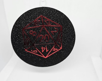 D20 Christmas Tree Ornament