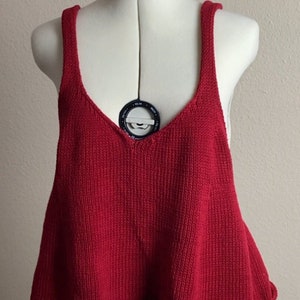 Lowback Lounge Top*Youtube Tutorial MACHINE Knitting Pattern* Reill Studios