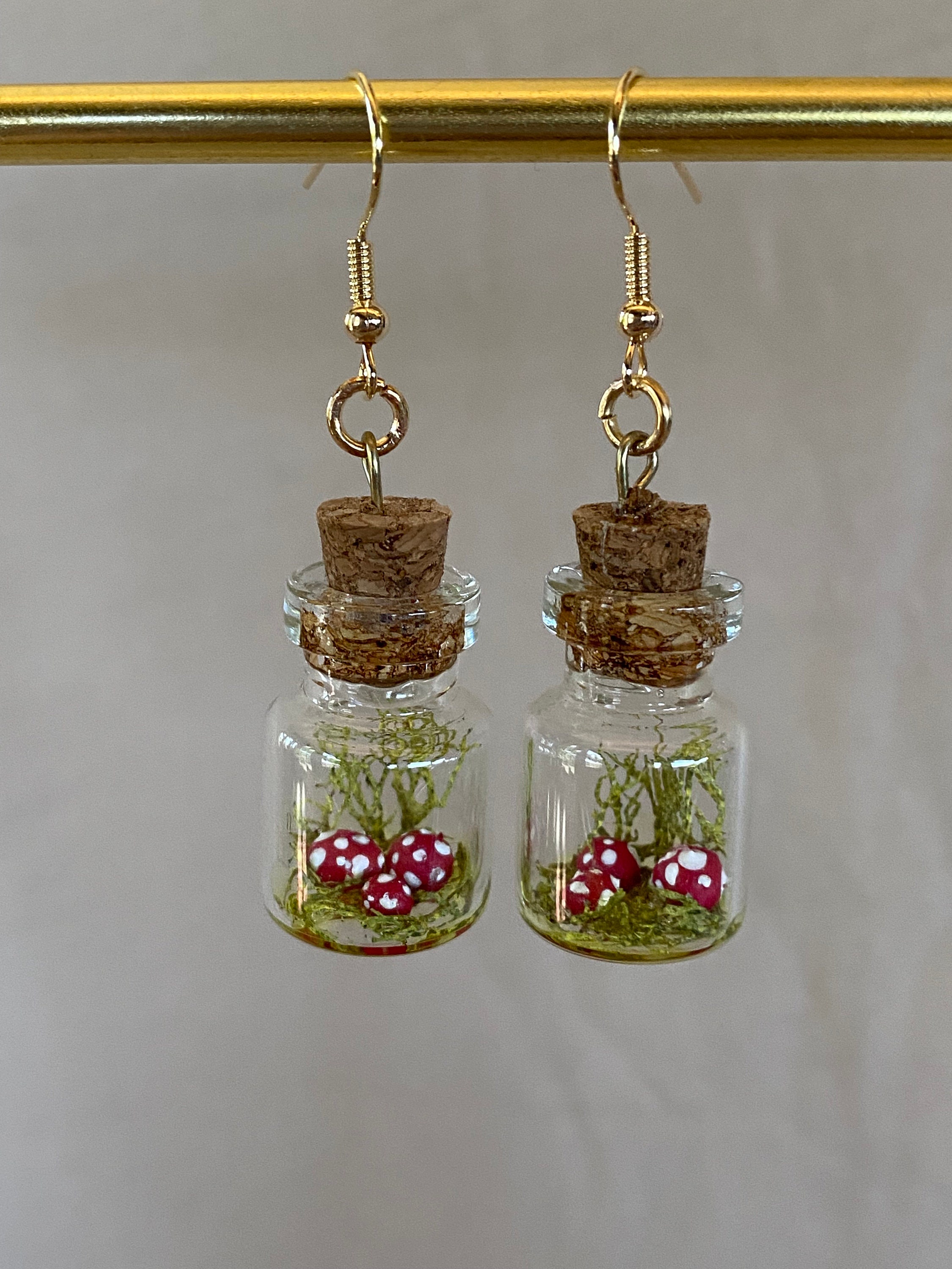 Mini sale jar earrings