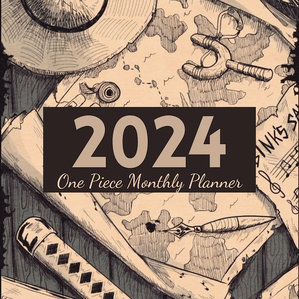 One Piece 2024 Calendar Etsy