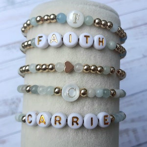Variengrave Personalized Birthstone Bracelet - Braided Rope Bracelet With Name & Bead For Men/Dad/Husband - View #3