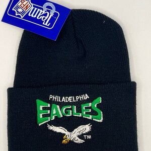 Philadelphia Eagles Youth Tailgate Cuffed Knit Hat with Pom - Midnight Green