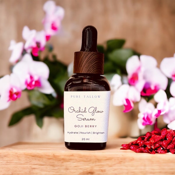 Orchid Glow Facial Serum with Goji Berry for sensitive skin