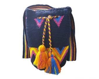 Wayuu Sac Artisanal Mochila pour Femme (Petit)