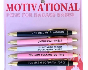 Badass Babes - Funny Pen Set