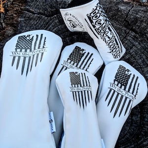 Custom Full Grain Leather Golf Covers